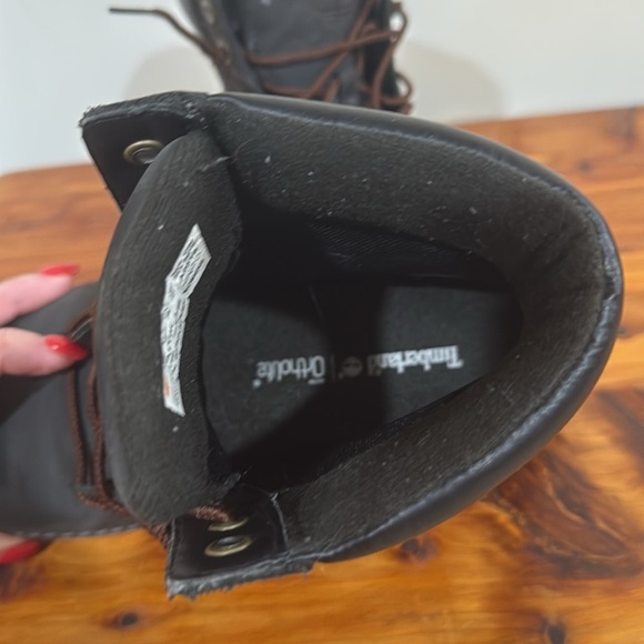 Timberland Brookton 6" Dark Gray Nubuck Boots - Picture 6 of 7